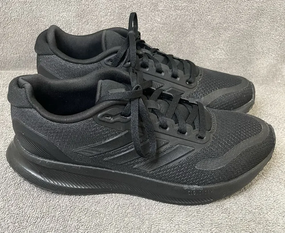 Adidas Runfalcon 5 Triple Black Women's Running Shoes Size 8